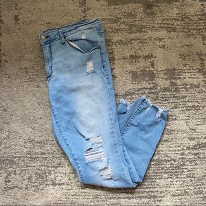 light wash universal thread mid rise skinny